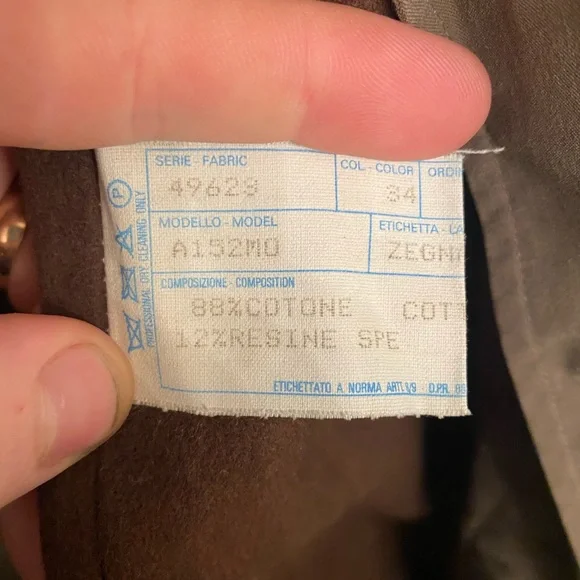 SOLD Ermenegildo Zegna Vintage Long Coat with Removable Liner - Picture 5 of 11